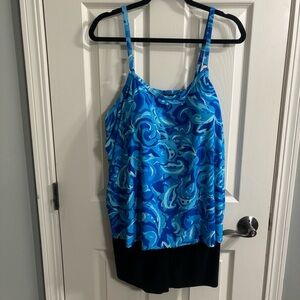 Women's Farrah Tummy Control Swimsuit Romper with Pockets​